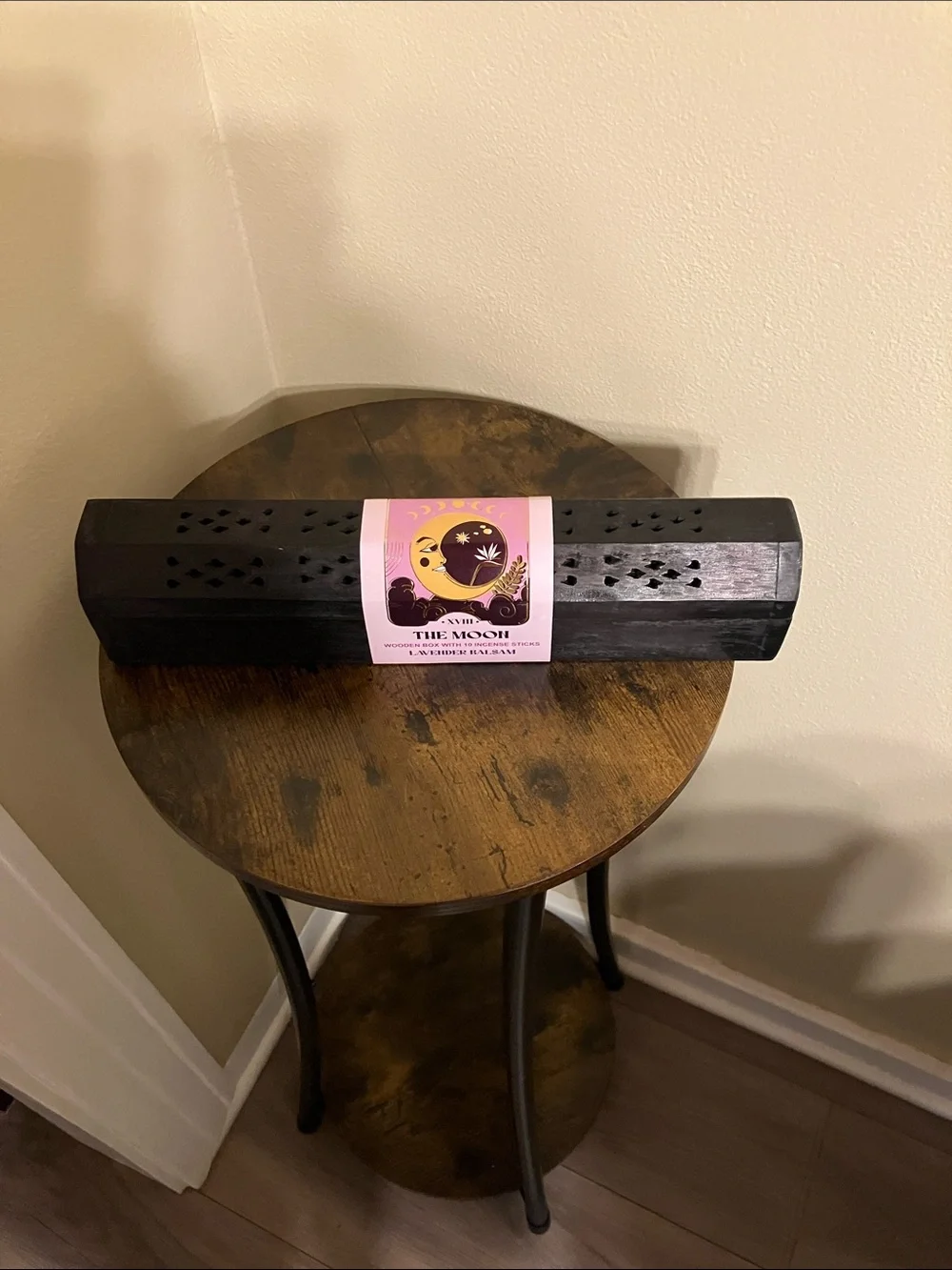 The Moon Scented Incense Holder Box - Black